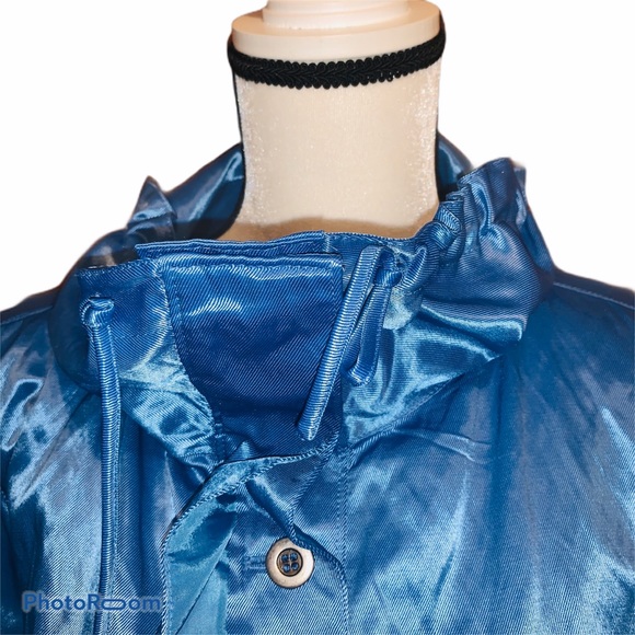 RUBY RD | Dressy Casual Blue Button Jacket - Picture 2 of 6